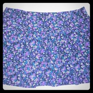 Aeropostale Floral Print Skirt Size Large